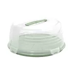 CURVER Apvali pyragų transportavimo dėžė &Oslash;34,7x15,6 cm, žalia