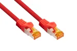 Kabelmeister Cat.7 S/FTP tinklo kabelis RJ45, TPE, be halogenų, raudonas, 3m