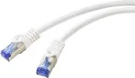 Renkforce RF-6830454 CAT 6a S/FTP tinklo kabelis, RJ45, 2 m, baltas