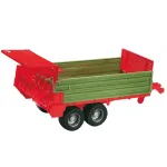 Žaislinis mė&scaron;lo barstytuvas BRUDER 02209 &ndash; plastikinis žaislas su priekaba, 1:16, nuo 3 m.