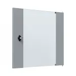 EFB Elektronik stiklinės durelės X-Rack sieniniam 12U korpusui, pilkos RAL 7035 spalvos (WGX-TUR12GR.G)