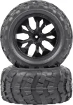 Reely RE-7083018 komplektiniai ratai Rhino 2 (2 vnt., 1:10, 12mm Hex)