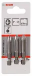 Bosch Professional Extra Hard Phillips PH2 49 mm atsuktuvų antgaliai, 3 vnt. rinkinys 2607001528