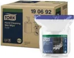 TORK 190692 Premium rankų valymo servetėlės, 58 vnt., 300 x 270 mm, be tirpiklių, pH neutralios, su alavijo ekstraktu ir glicerinu, uždaroma talpa
