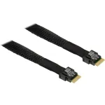 Kabelis MiniSAS SFF 8654-4i > SFF 8654-4i (juodas, 0,7 m)