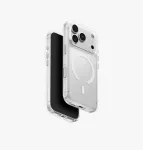 UNIQ Clario Magclick Charging permatomas dėklas iPhone 18 Pro / 17 Pro