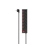 Hama 00223158 i&scaron;manusis daugkartinis ki&scaron;tukinis lizdas, 6 AC lizdai, 1,4 m, 3680 W