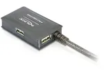 DeLock USB 2.0 ilginimo laidas 10 m aktyvus su 4 prievadų &scaron;akotuvu - &scaron;akotuvas - 4 x USB 2.0 (82748)