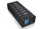 ICY BOX IB-AC618 USB 3.2 Gen 1 (3.1 Gen 1) Type-B 5000 Mbit/s Juodas