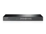 TP-Link TL-SF1016 16 prievadų 10/100Mbps tinklo jungiklis, nevaldomas, Fast Ethernet, montuojamas į stelažą, 1U