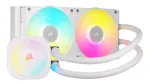CORSAIR CPU Au&scaron;intuvas - Icue Link Titan 240 Rx RGB Skysčio Au&scaron;inimo Sistema - Balta