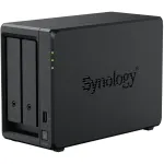 NAS saugojimo serveris SYNOLOGY DP320 Desktop R1600, 8 GB RAM, 16 TB, 2 lizdai, HDD palaikymas, RAID, Juoda