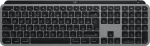Logitech MX Keys S for Mac belaidė klaviatūra Bluetooth QWERTY aliumininė juoda