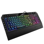Sharkoon Skiller SGK5 klaviatūra žaidimams USB QWERTZ voki&scaron;ka juoda
