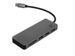 Green Cell AK50 - USB 3.2 Gen 1 Type-C / USB 2.0 / USB 3.2 Gen 1 Type-A / USB 3.2 Gen 1 Type-C / MicroSD / SD - Sidabrinis - Apple MacBook