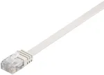 Microconnect V-UTP60025W-FLAT plok&scaron;čias tinklo kabelis 0,25 m Cat6 U/UTP baltas