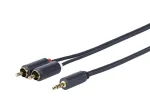 Vivolink PROMJRCA3 garso kabelis 3 m 3.5mm 2x RCA juodas