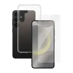 Apsauginis stiklas 2-in-1 rinkinys PanzerGlass SAFE. Samsung Galaxy S24 &ndash; grūdintas stiklas + TPU nugarėlė, skaidrus, 50 vnt.