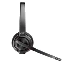 HP Poly Savi 8220 8Y9C4AA stereo DECT atsarginės ausinės su įkroviklio lop&scaron;iu, juodos