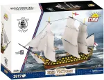 Konstruktorius Cobi HMS Victory &ndash; 2517 detalių, detalus istorinis burlaivio modelis