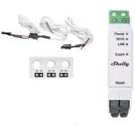 Shelly Pro 3EM-3CT63 WiFi / LAN &ndash; Trifazis elektros skaitiklis