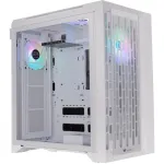 Korpusas CTE C700 TG ARGB Snow, bok&scaron;tinis, baltas, grūdintas stiklas