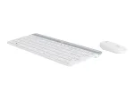 Belaidis klaviatūros ir pelės rinkinys Logitech Slim Wireless Combo MK470, 2,4 GHz, ispani&scaron;kas, baltas (920-009199)