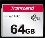 TRANSCEND CFast 2.0 Cfx602 64GB SATA III MLC NAND Flash atminties kortelė