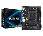 ASRock A520M-HVS pagrindinė plok&scaron;tė AM4 AMD A520 2 x DDR4 USB 3.2 SATA 3 7.1ch HD Audio mATX
