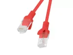Tinklo laidas Lanberg PCU6-10CC-0050-R RJ-45 Cat6 0,5 m Raudonas