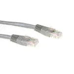 ACT IB6005 5 m U/UTP CAT5E jungiamasis laidas su RJ45 jungtimis, pilkas