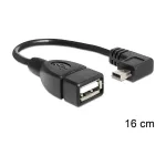 USB laidas DeLOCK 83245 0,16 m USB A Mini-USB B juodas