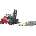 Bruder Linde HT160 krautuvas su padėklu (raudona/juoda, įskaitant 3 tinklines dėžes)