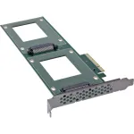 InLine 76660O Vidinė U.2 PCIe adapterio plok&scaron;tė, vyri&scaron;ka jungtis, 4 Gbit/s