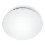 Lubinis &scaron;viestuvas Steinel RS 16 L, E27 lizdas, 100 W, baltas, apvalus, &Oslash; 27,5 cm, auk&scaron;tis 95 mm, judesio jutiklis