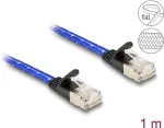 DeLOCK RJ45 plok&scaron;čias tinklo kabelis Cat.6A 1m mėlynas