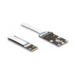 DeLOCK Converter M.2 Key B+M (vyri&scaron;kas) į Mini PCIe lizdą su lanksčiu kabeliu