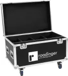 Transportinis dėklas Flightcase Roadinger 31005229 4&times; LED IP Atmo Blinder su putplasčio įdėklais