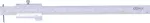 Žymėjimo matuoklis ks tools 300.0626 &mdash; universalus, 200 mm su atraminiu voleliu