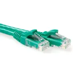 ACT Green 10 metrų U/UTP CAT6 jungiamasis laidas su apsauga nuo užsikabinimo ir RJ45 jungtimis