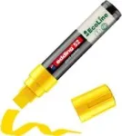 Marker Edding 52 EcoLine Geltonas 4.0&ndash;15.0 mm &ndash; daugkartinio pildymo nuolatinis markeris su kaltiniu antgaliu