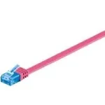 Goobay RJ-45 CAT 6a 0,5 m plok&scaron;čias tinklo kabelis