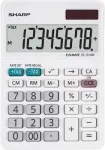 Stalinis skaičiuotuvas Sharp EL-310W &ndash; 8 skaitmenų ekranas, saulės ir baterijos maitinimas