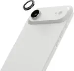 LAUT PRIME GLASS fotoaparato žiedo apsauga, skirta Apple iPhone 17 Air, juoda