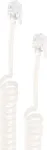 shiverpeaks &reg;-BASIC-S-Telefono ragelio spiralinis laidas 2x 4P4C, juodas, 5,0 m (BS70135-5)
