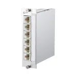 METZ CONNECT BTR E-DAT C6A 6x8 pavir&scaron;inis skirstomasis blokas - modulinis įvadas - anoduotas aliuminis - 6 prievadai (130857C-E)