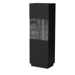 Vitrininė spintelė Cama LIVERTI 59,5&times;42&times;178 cm juoda