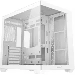 Korpusas DeepCool CG530 WH Midi Tower &ndash; ATX/Micro ATX/ITX, grūdintas stiklas, 2&times;3,5 colio + 3&times;2,5 colio vietos, palaiko iki 410 mm GPU
