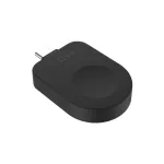 Fiksuotas USB-C įkrovimo adapteris FIXED FIXDW-AWAP-BK, skirtas Apple Watch Powerstation Uni, kompakti&scaron;kas pakaitalas