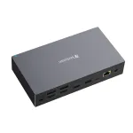 Verbatim CDS-17 Laidinė USB 3.2 Gen 1 (3.1 Gen 1) Type-C stotelė, juoda/pilka